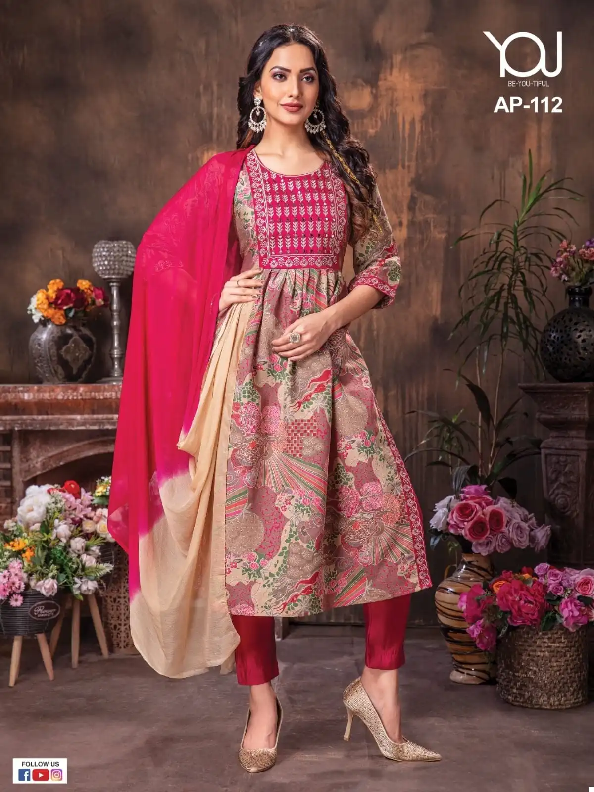 Wanna Pick & Choose Collection Fancy Wholesale Designer Nayra Cut Readymade Salwar Suit Catalog — Wholesale Salwar Suits, MPA wholesale from Surat - Gallery Image 3