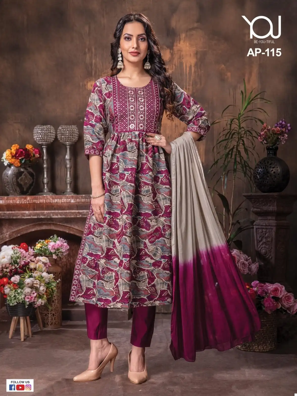 Wanna Pick & Choose Collection Fancy Wholesale Designer Nayra Cut Readymade Salwar Suit Catalog — Wholesale Salwar Suits, MPA wholesale from Surat - Gallery Image 5