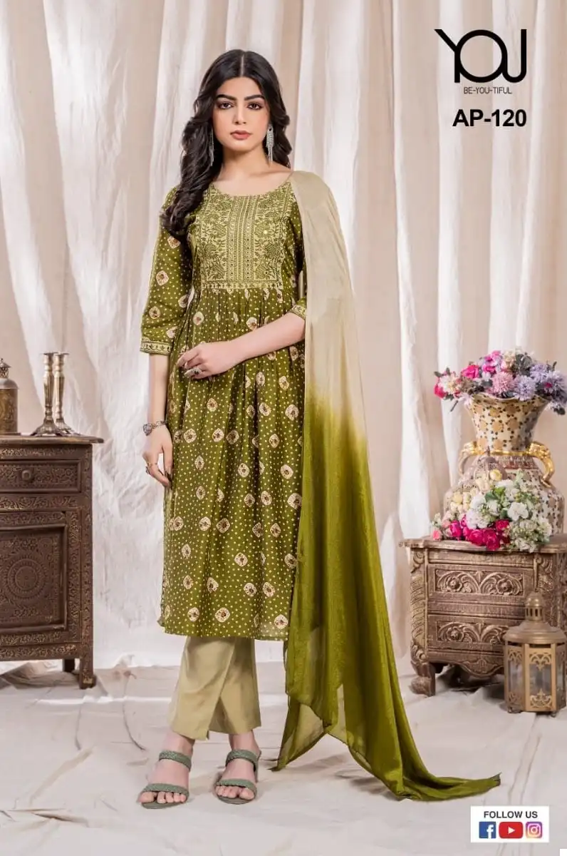 Wanna Pick & Choose Collection Fancy Wholesale Designer Nayra Cut Readymade Salwar Suit Catalog — Wholesale Salwar Suits, MPA wholesale from Surat - Gallery Image 9