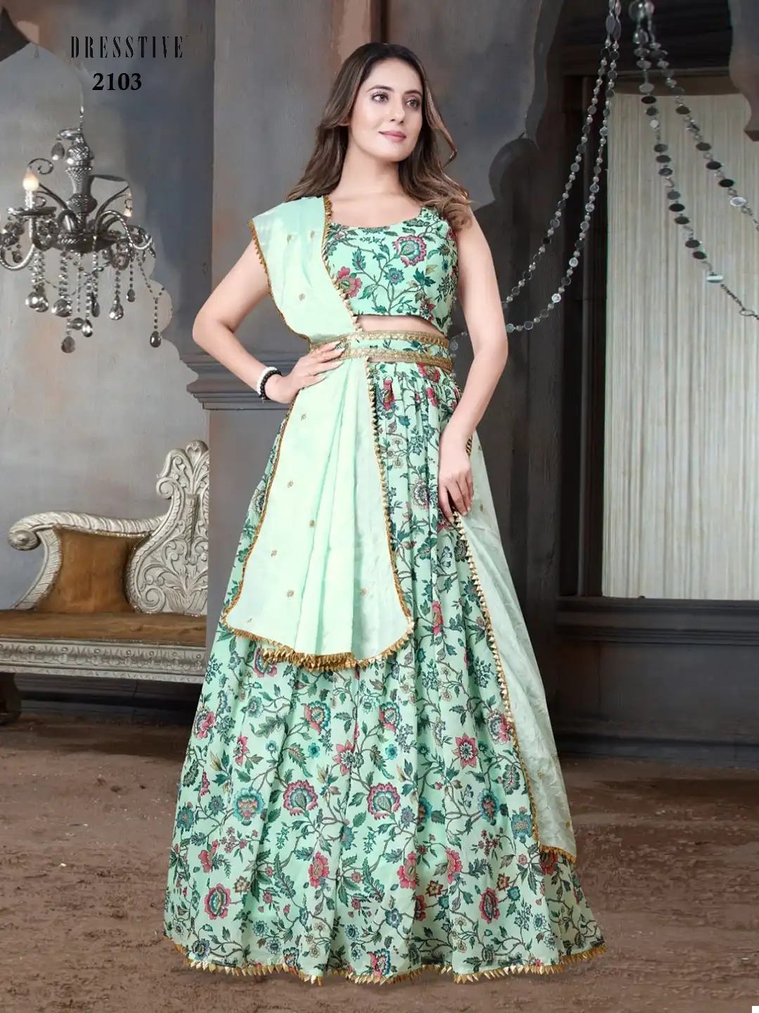 Dresstive Vol 7 Organza Wholesale Fancy Lehenga Catalog — Wholesale Lehenga, MPA wholesale from Surat - Gallery Image 4
