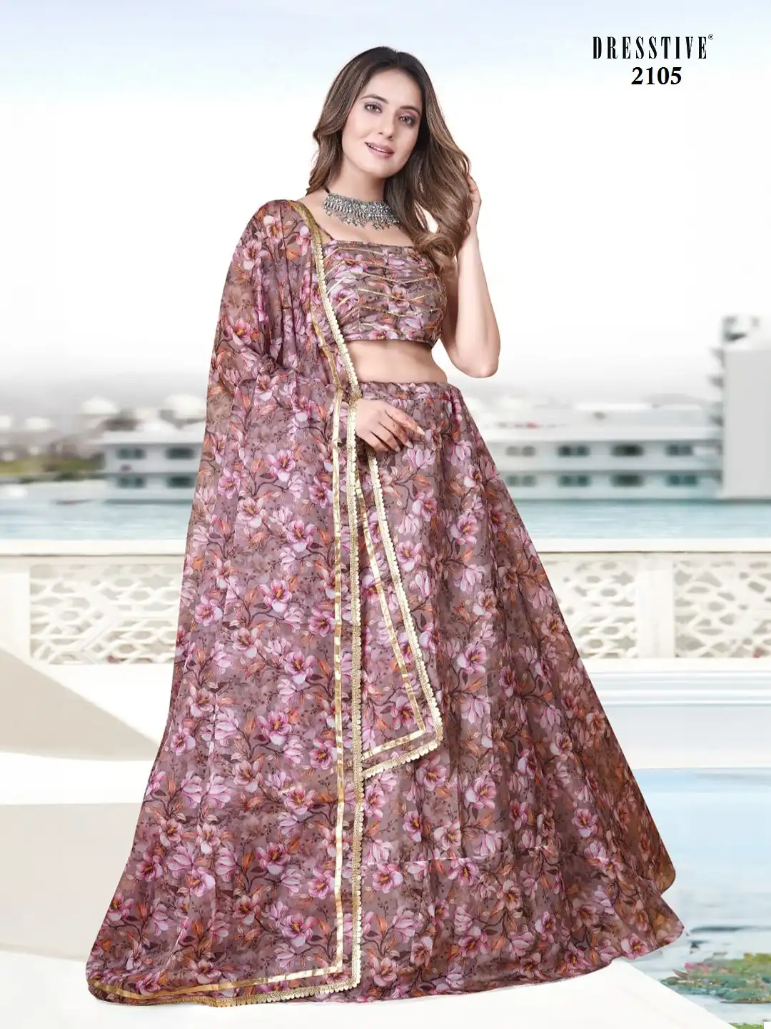 Dresstive Vol 7 Organza Wholesale Fancy Lehenga Catalog — Wholesale Lehenga, MPA wholesale from Surat — view 5