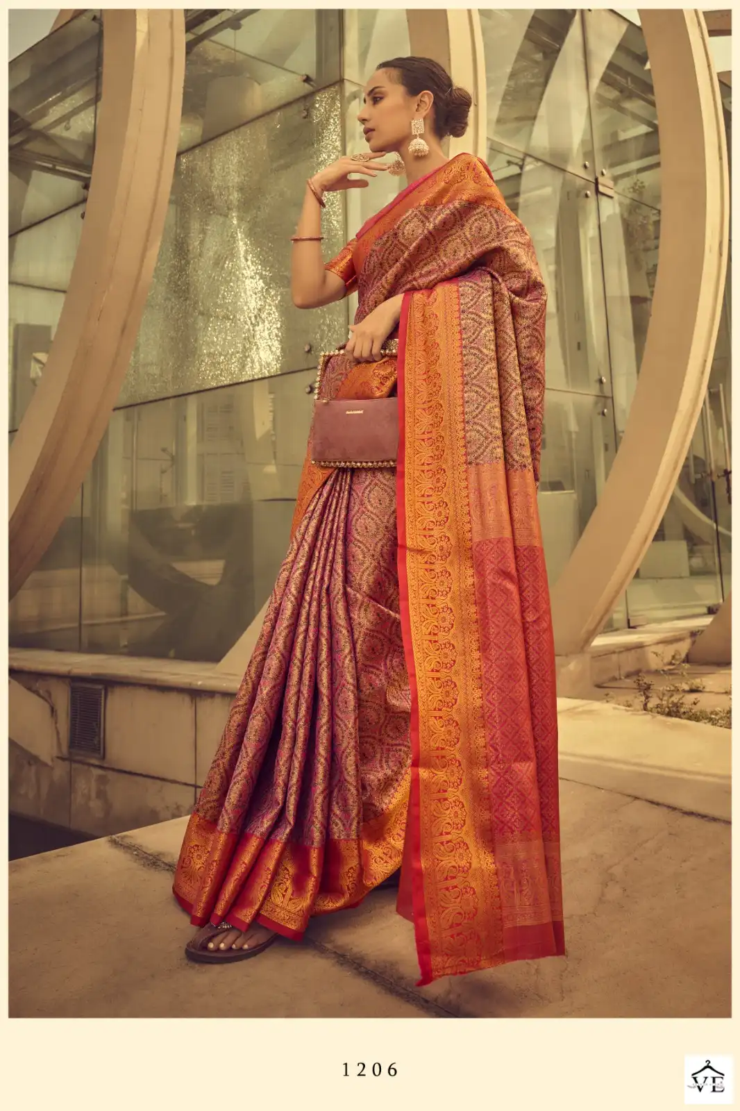 Rf Fashion Avzee Silk Heavy Brocade Banarasi Weaving Wholesale Fancy Sarees — Wholesale Sarees, MPA wholesale from Surat - Gallery Image 4