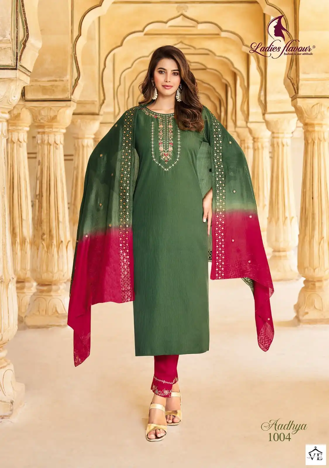 Ladies Flavour Aadhya Hevay Chinon Wholesale Readymade Salwar Suit Catalog — Wholesale Salwar Suits, MPA wholesale from Surat - Gallery Image 4