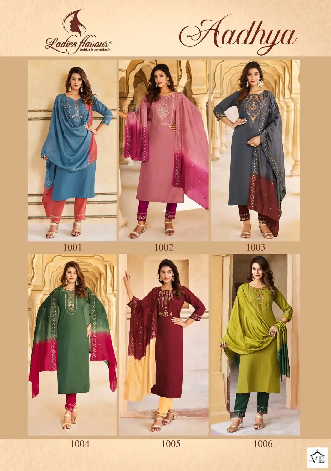 Ladies Flavour Aadhya Hevay Chinon Wholesale Readymade Salwar Suit Catalog — Wholesale Salwar Suits, MPA wholesale from Surat — view 7