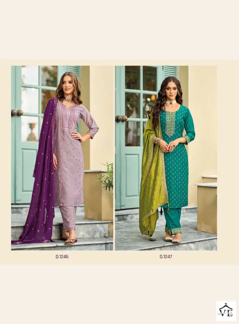 Zaveri Aarina Premium Silk Wholesale Designer Readymade Salwar Suit Catalog — Wholesale Salwar Suits, MPA wholesale from Surat — view 3