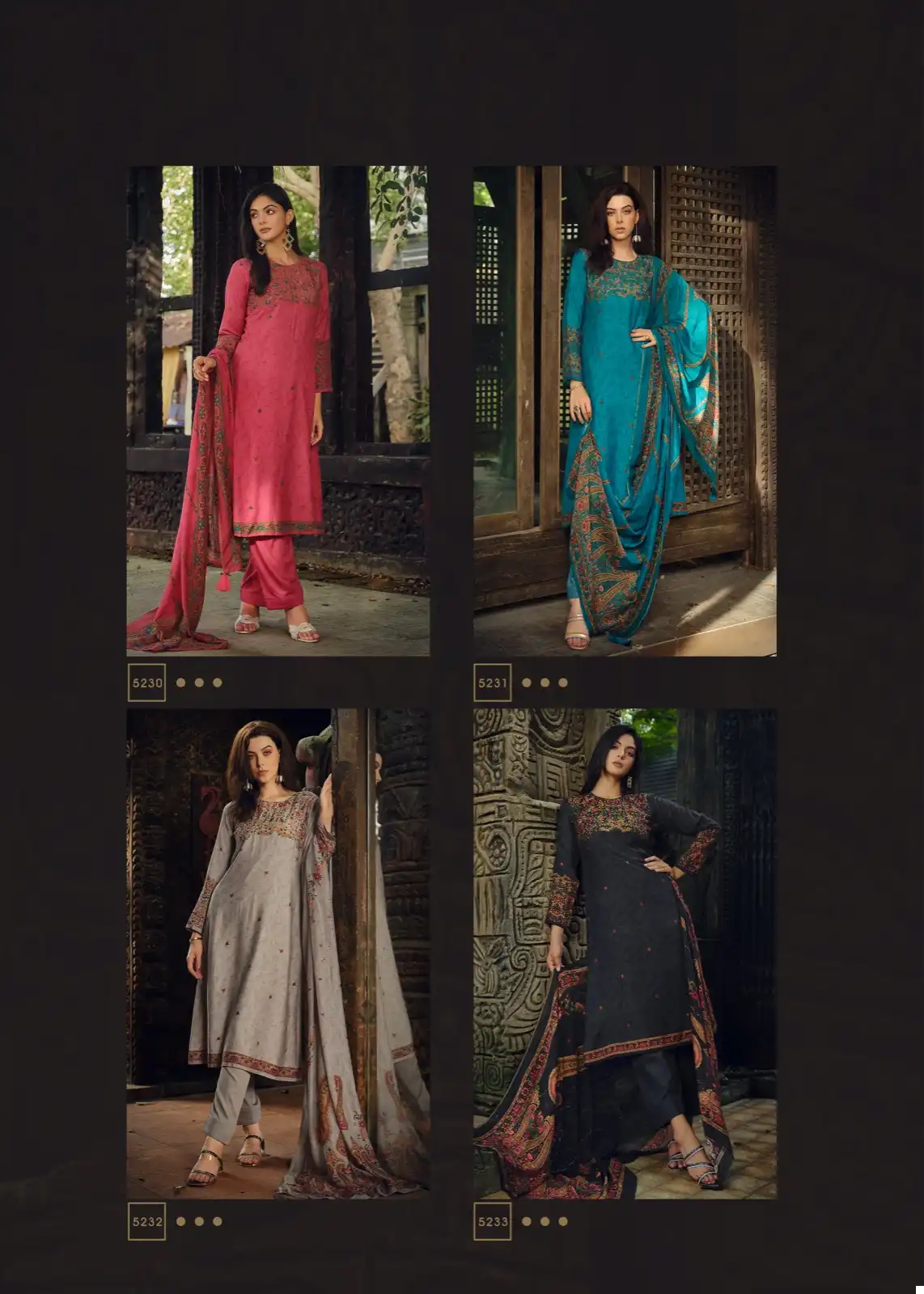 Prm Trendz Aatish Pure Viscose Pashmina Wholesale Designer Winter Wear Salwar Suit Catalog — Wholesale Salwar Suits, MPA wholesale from Surat - Gallery Image 9