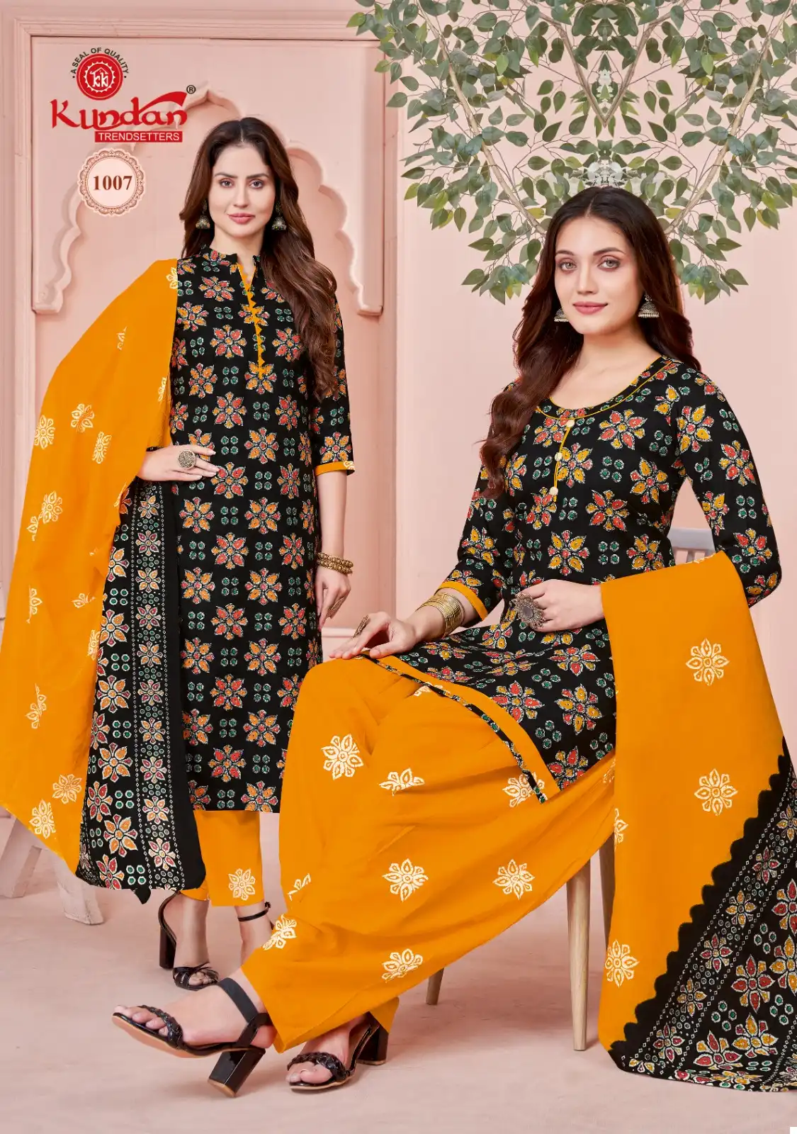 Kundan Tex Batik Special Vol 1 Cotton Wholesale Salwar Suit Catalog — Wholesale Salwar Suits, MPA wholesale from Surat - Gallery Image 4