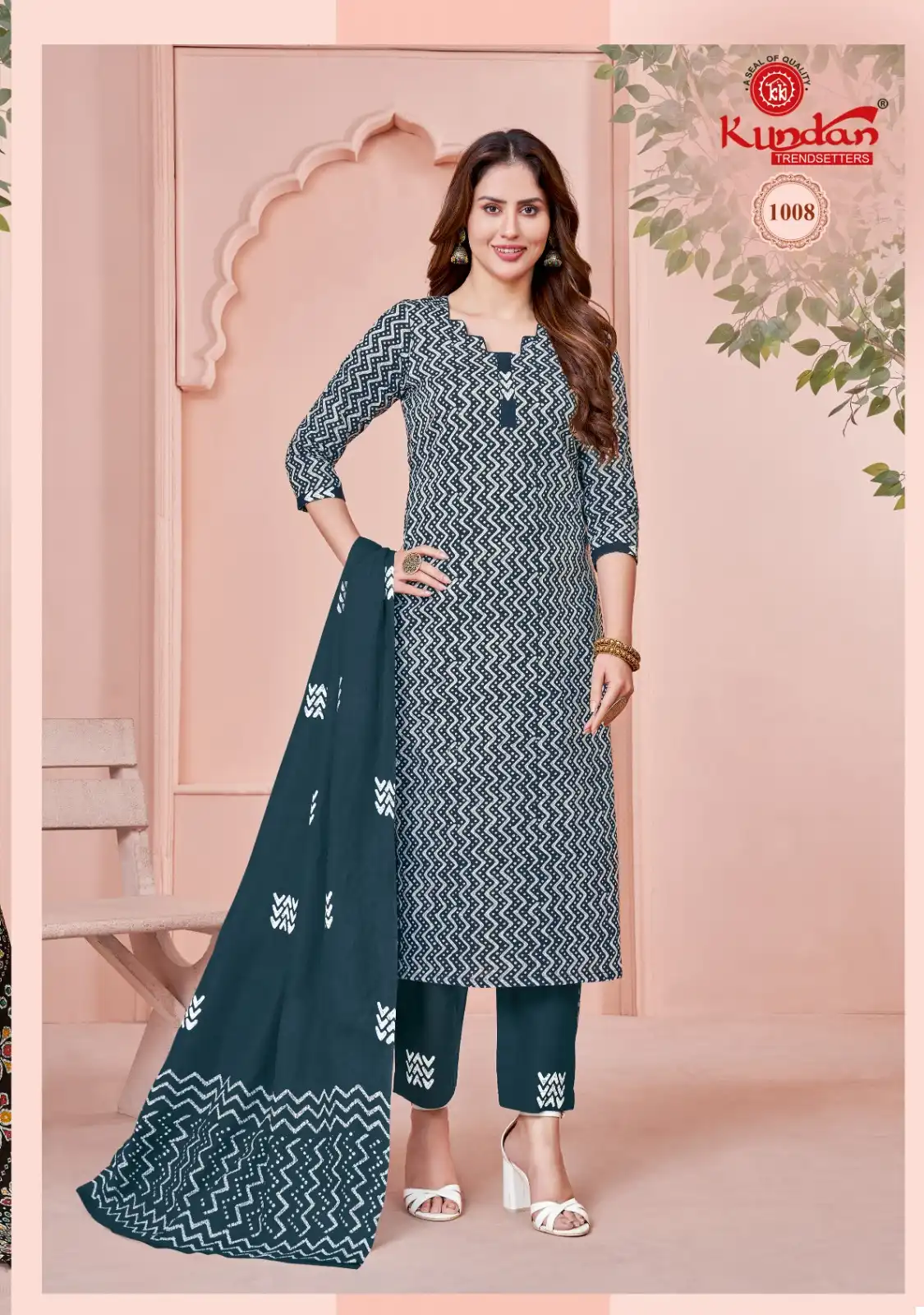 Kundan Tex Batik Special Vol 1 Cotton Wholesale Salwar Suit Catalog — Wholesale Salwar Suits, MPA wholesale from Surat - Gallery Image 5