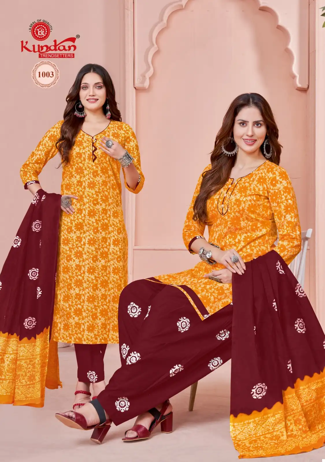 Kundan Tex Batik Special Vol 1 Cotton Wholesale Salwar Suit Catalog — Wholesale Salwar Suits, MPA wholesale from Surat - Gallery Image 6