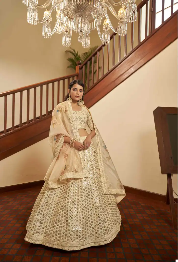 Shubhkala Bridesmaid Vol 14 Silk Wholesale Designer Semi Stitched Bridel Lehengas Catalog - Image 3