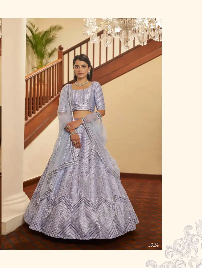 Shubhkala Bridesmaid Vol 14 Silk Wholesale Designer Semi Stitched Bridel Lehengas Catalog - Image 5