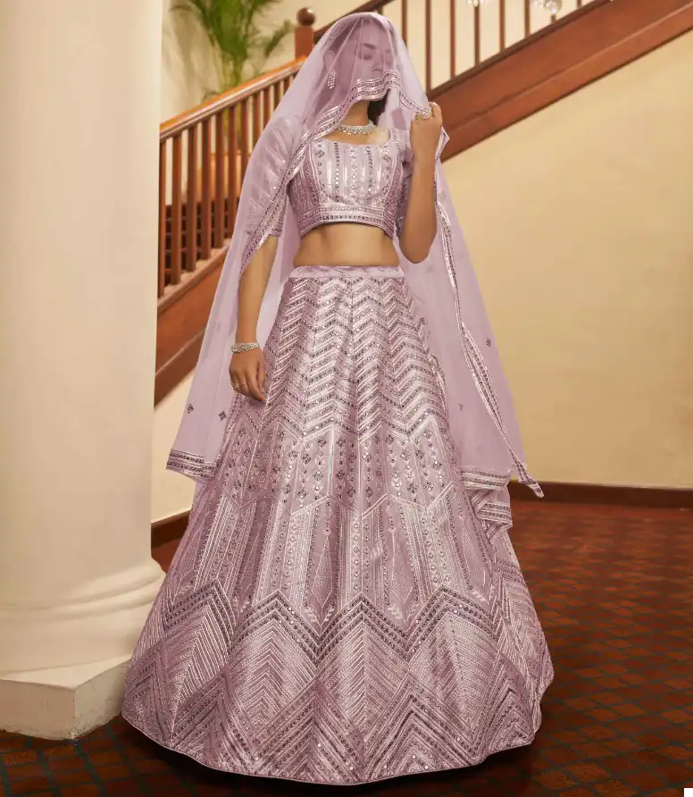 Shubhkala Bridesmaid Vol 14 Silk Wholesale Designer Semi Stitched Bridel Lehengas Catalog - Image 6