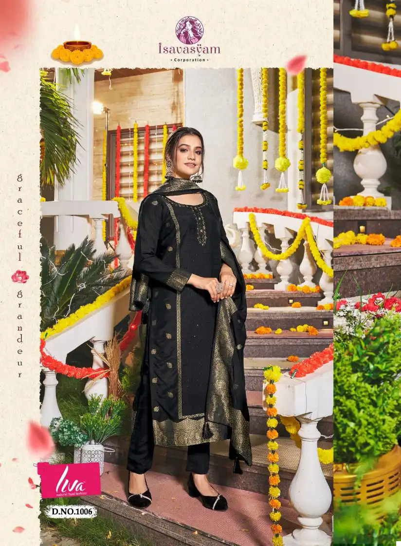 VE Banarasi Handwork 100% Pure Viscose Wholesale Readymade Suits Catalog — Wholesale Salwar Suits, MPA wholesale from Surat — view 2