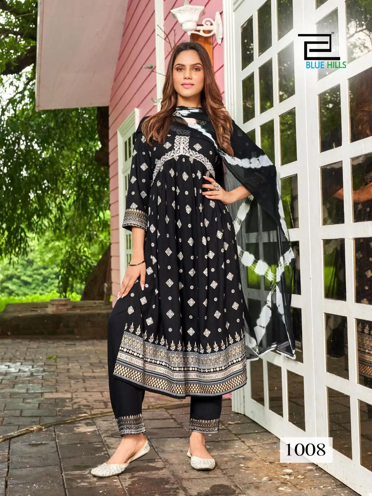 Blue Hills Bollywood Tikka Vol 3 Rayon Wholesale Alia Cut Readymade Suits Catalog — Wholesale Salwar Suits, Blue Hills wholesale from Surat - Gallery Image 2