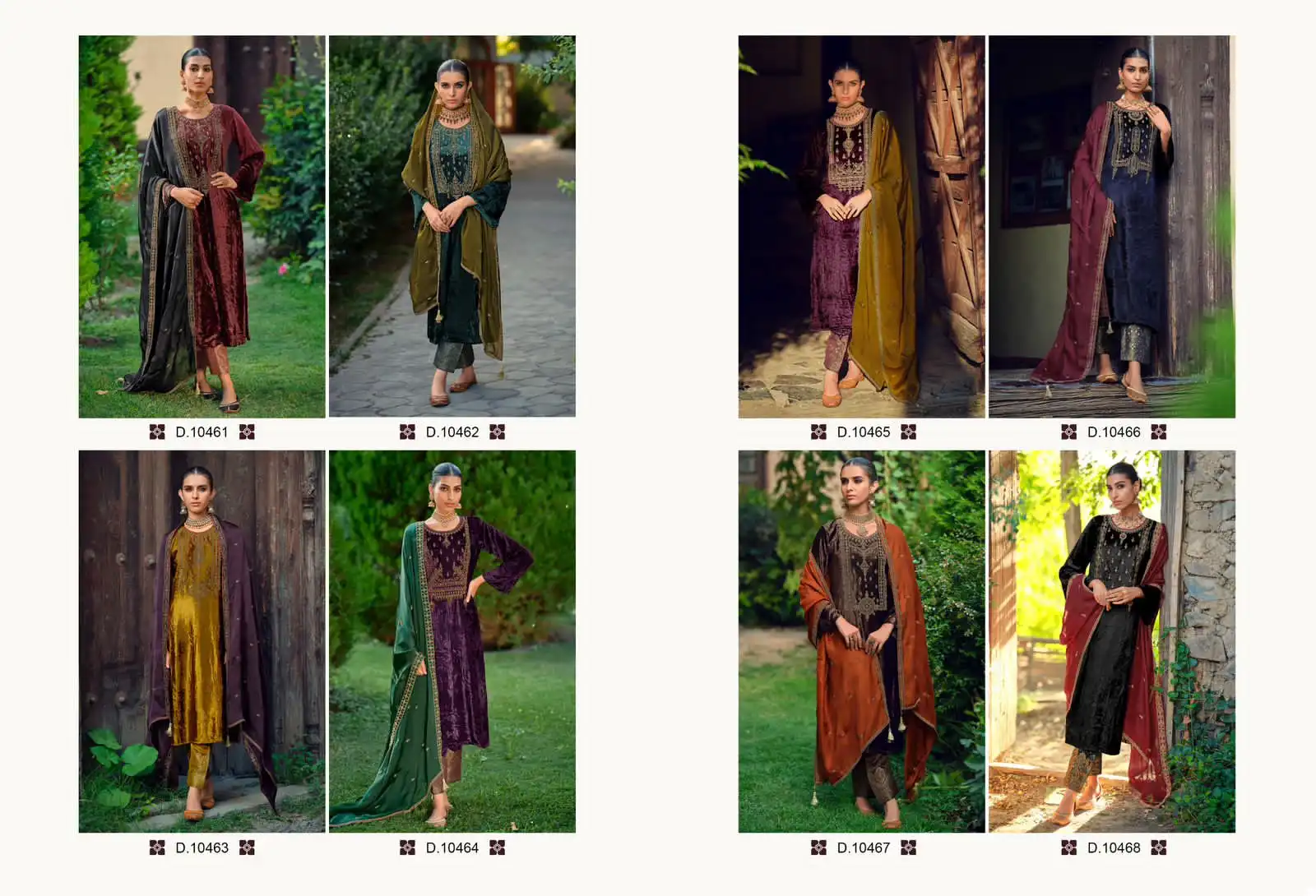 Ibiza Calista Pure Munich Viscose Velvet Wholesale Designer Winter Wear Salwar Suit Catalog — Wholesale Salwar Suits, Ibiza wholesale from Surat — view 10
