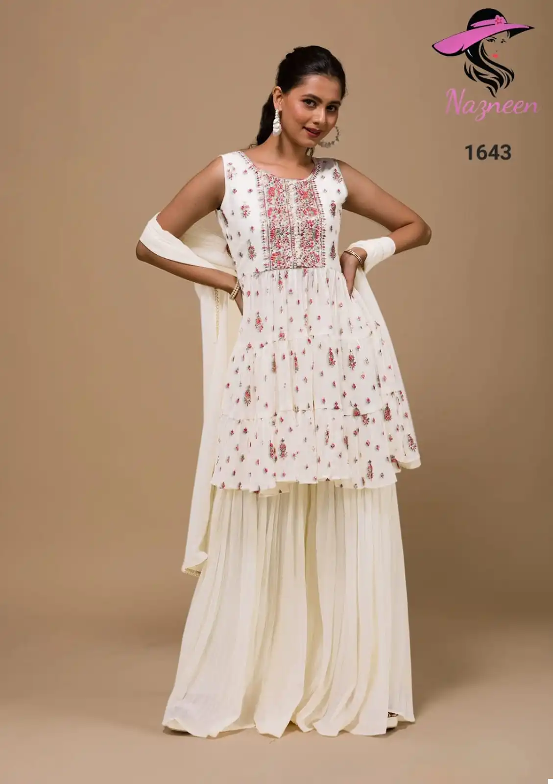 VE Charmi Heavy Georgette Wholesale Readymade Suits Catalog — Wholesale Salwar Suits, MPA wholesale from Surat - Gallery Image 2