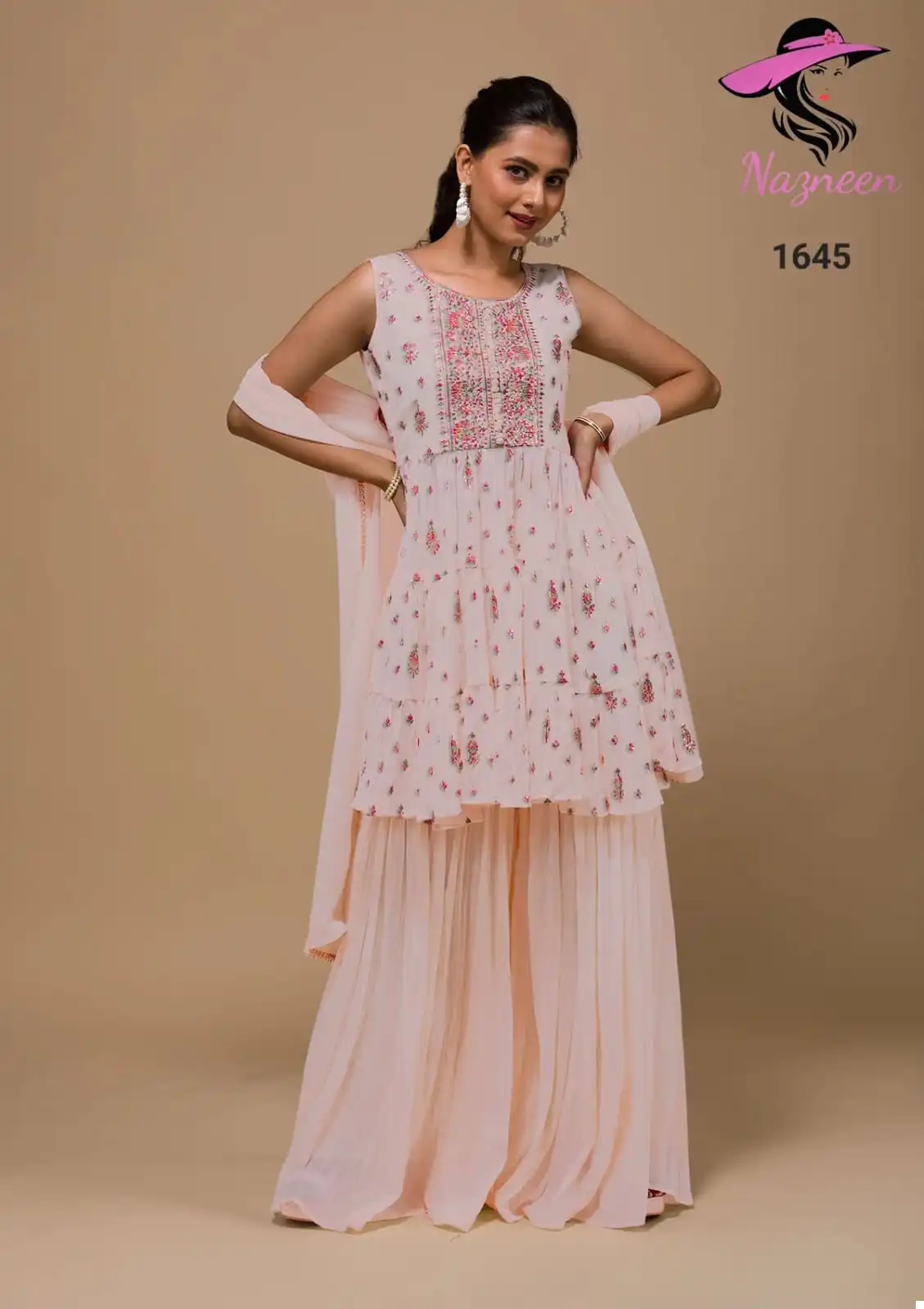 VE Charmi Heavy Georgette Wholesale Readymade Suits Catalog — Wholesale Salwar Suits, MPA wholesale from Surat - Gallery Image 4