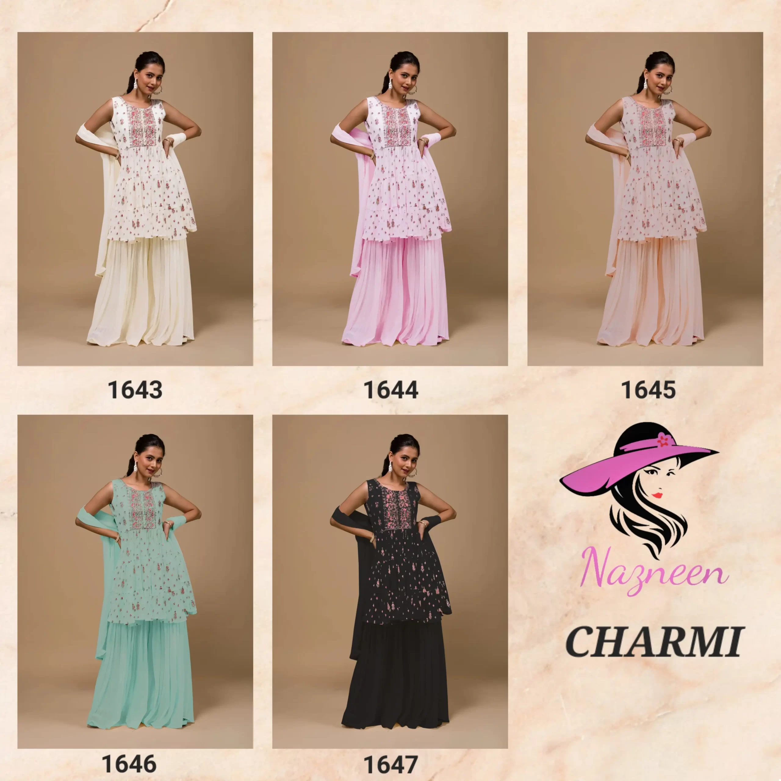 VE Charmi Heavy Georgette Wholesale Readymade Suits Catalog — Wholesale Salwar Suits, MPA wholesale from Surat — view 5