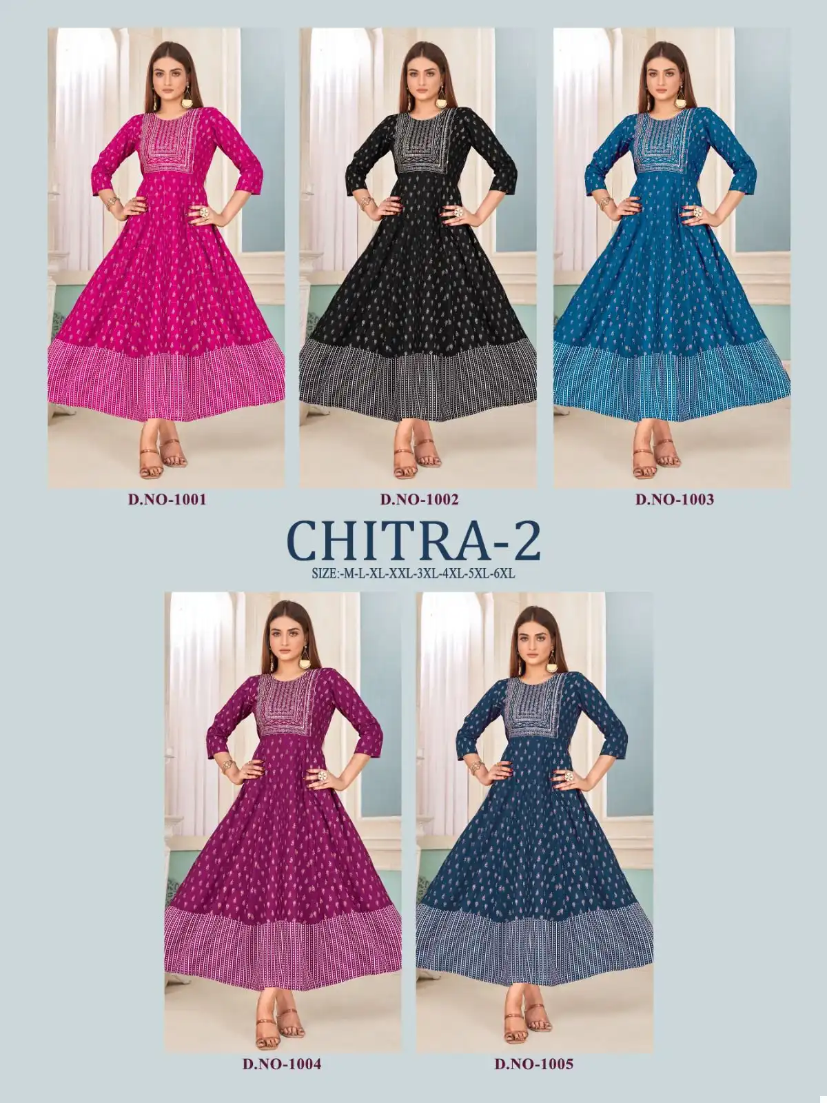 VE Chitra-2 Heavy Rayon Wholesale Kurti Catalog — Wholesale Kurtis, MPA wholesale from Surat — view 6