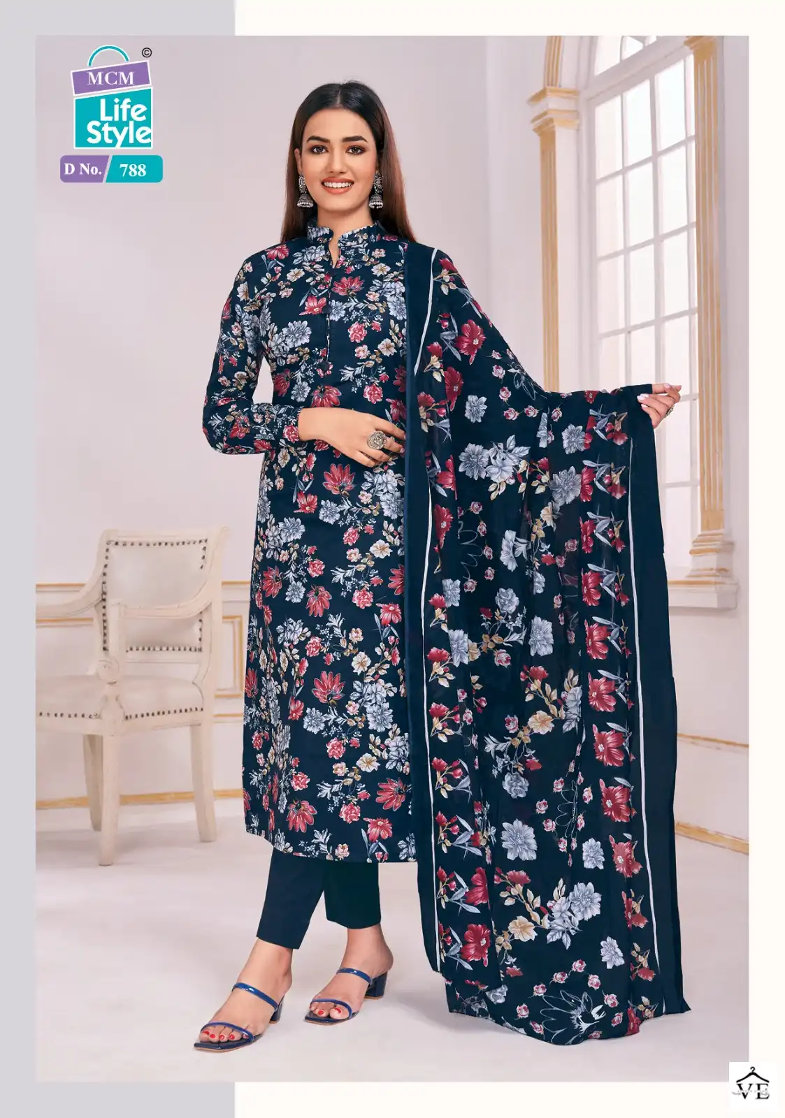 Mcm Lifestyle Classic Lawn Lawn Cotton Wholesale Fancy Readymade Salwar Suit Catalog — Wholesale Salwar Suits, Mcm wholesale from Surat - Gallery Image 4