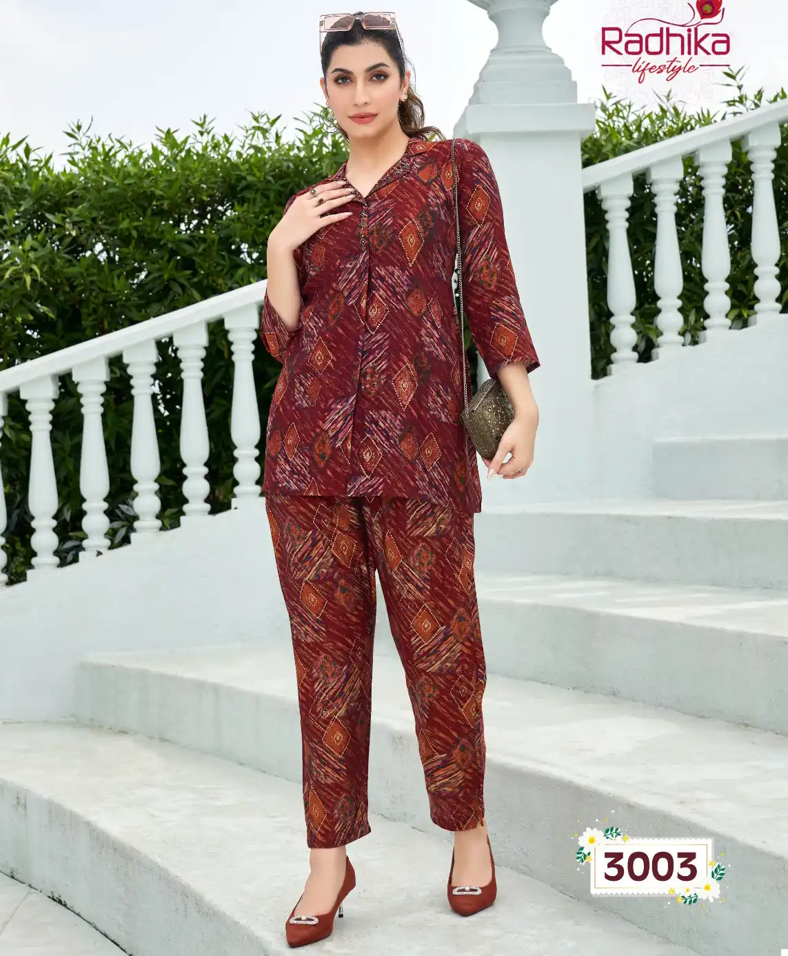 Radhika Cord Vol 3 Muslin Wholesale Co-Ord Set Catalog — Wholesale Kurtis, MPA wholesale from Surat — view 1