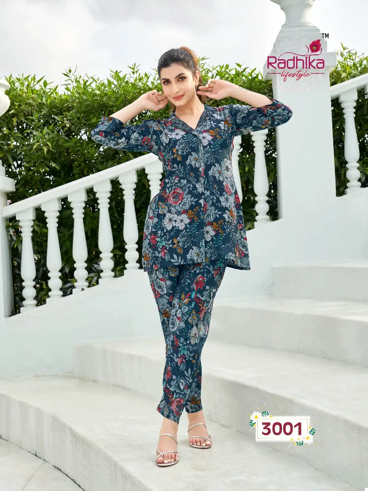 Radhika Cord Vol 3 Muslin Wholesale Co-Ord Set Catalog — Wholesale Kurtis, MPA wholesale from Surat - Gallery Image 2