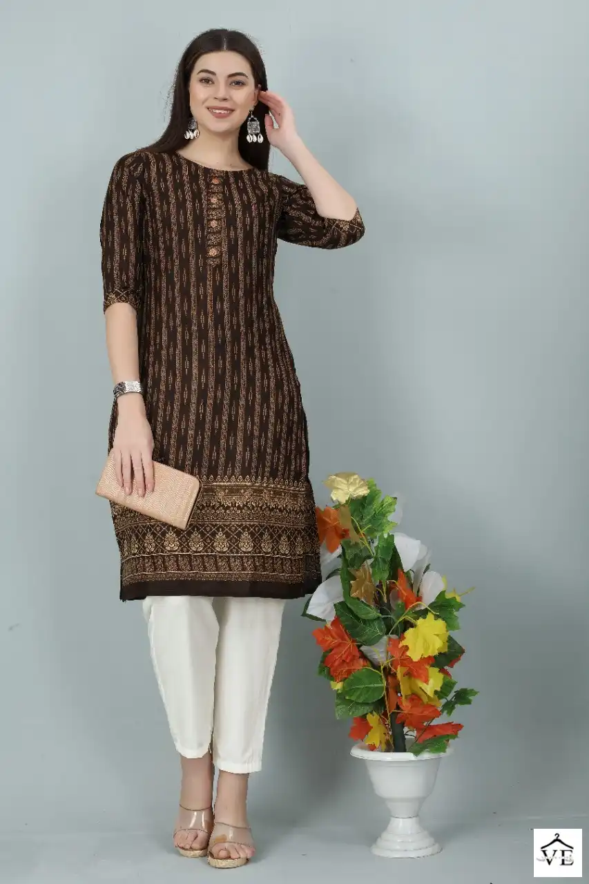 VE Pratha Cotton Wholesale Kurti Catalog — Wholesale Kurtis, MPA wholesale from Surat — view 2