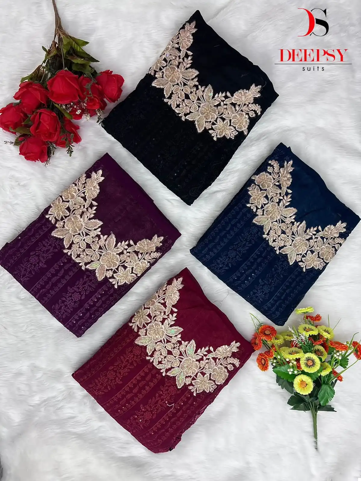 Deepsy D-2010 Georgette Wholesale Pakistani Suit Catalog — Wholesale Salwar Suits, MPA wholesale from Surat - Gallery Image 5