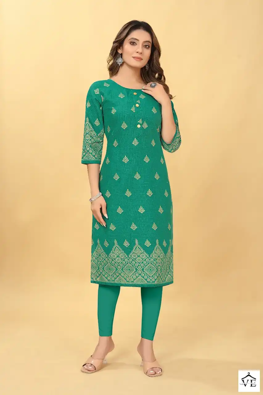 VE Pratha Vol 2 Ruby Cotton Wholesale Kurti Catalog — Wholesale Kurtis, MPA wholesale from Surat - Gallery Image 6