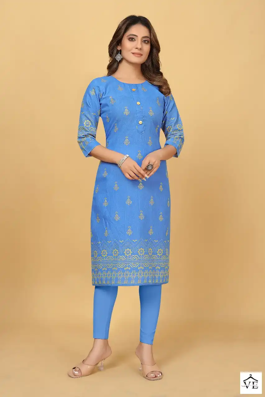 VE Pratha Vol 2 Ruby Cotton Wholesale Kurti Catalog — Wholesale Kurtis, MPA wholesale from Surat - Gallery Image 8