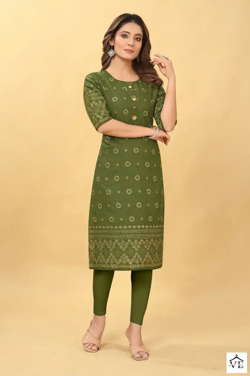 VE Pratha Vol 2 Ruby Cotton Wholesale Kurti Catalog — Wholesale Kurtis, MPA wholesale from Surat - Gallery Image 2