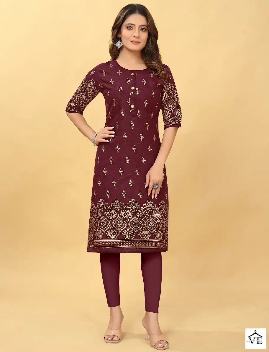 VE Pratha Vol 2 Ruby Cotton Wholesale Kurti Catalog — Wholesale Kurtis, MPA wholesale from Surat — view 1