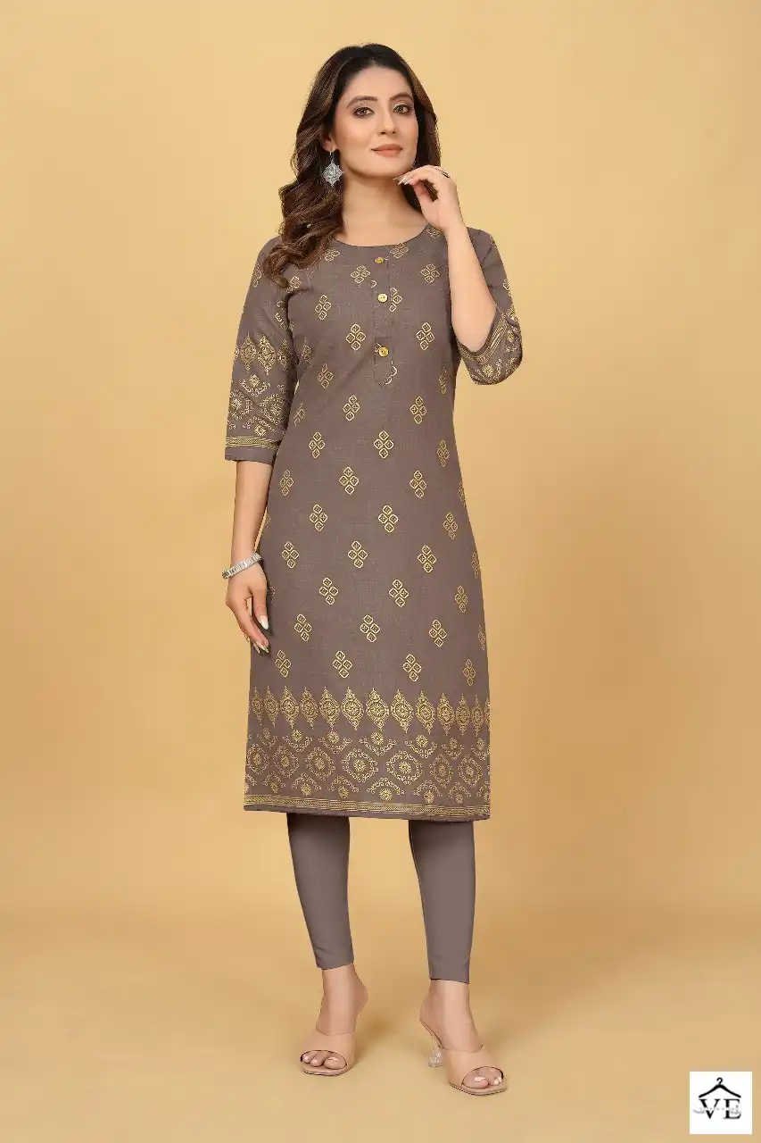 VE Pratha Vol 2 Ruby Cotton Wholesale Kurti Catalog — Wholesale Kurtis, MPA wholesale from Surat - Gallery Image 5