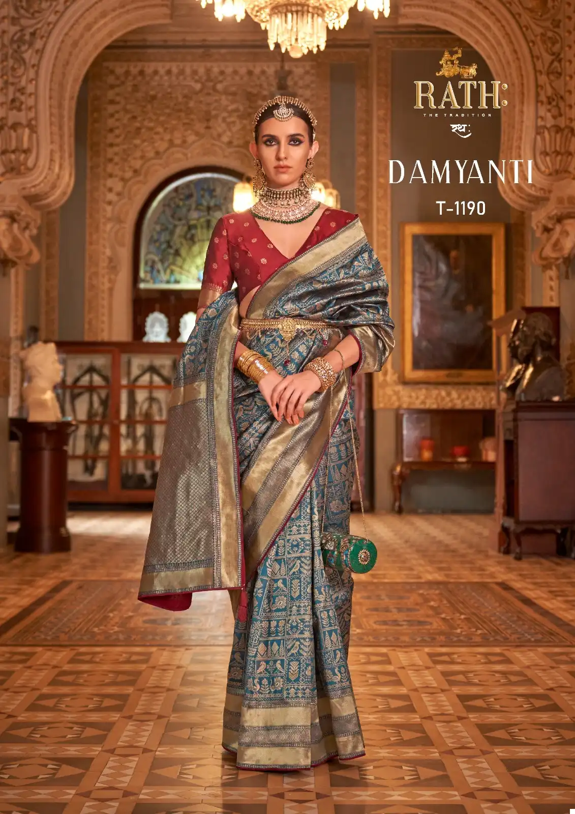 Rath Damyanti Soft S.V.P. Silk Wholesale Saree Catalog — Wholesale Sarees, MPA wholesale from Surat - Gallery Image 2
