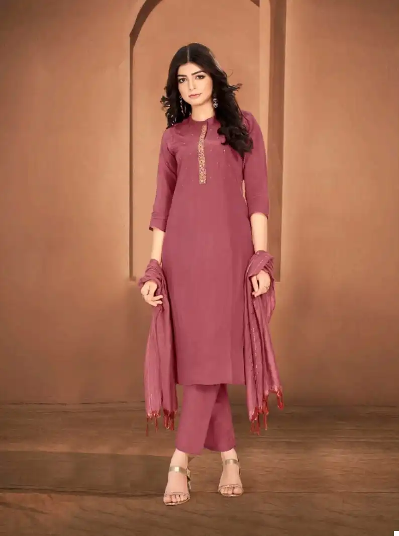 Sbs Modethnic Fashion Darpana Opada Silk Wholesale Designer Salwar Suit Catalog — Wholesale Salwar Suits, MPA wholesale from Surat - Gallery Image 2