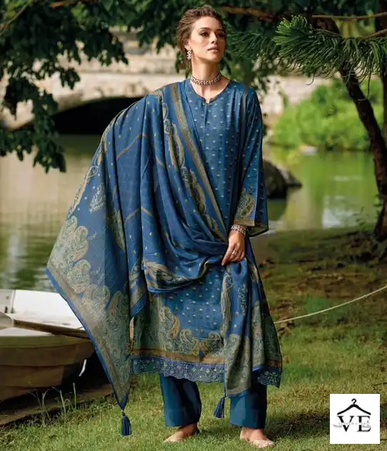Kilory Trends Deedar Pure Viscose Pashmina Wholesale Fancy Winter Wear Salwar Suit Catalog — Wholesale Salwar Suits, MPA wholesale from Surat — view 1