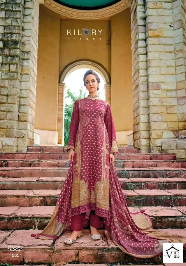 Kilory Trends Deedar Pure Viscose Pashmina Wholesale Fancy Winter Wear Salwar Suit Catalog — Wholesale Salwar Suits, MPA wholesale from Surat - Gallery Image 8