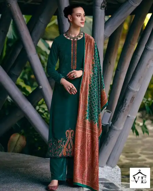 Mumtaz Arts Dhun Velvet Wholesale Designer Winter Wear Salwar Suit Catalog — Wholesale Salwar Suits, MPA wholesale from Surat — view 1