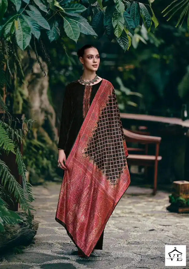 Mumtaz Arts Dhun Velvet Wholesale Designer Winter Wear Salwar Suit Catalog — Wholesale Salwar Suits, MPA wholesale from Surat - Gallery Image 2