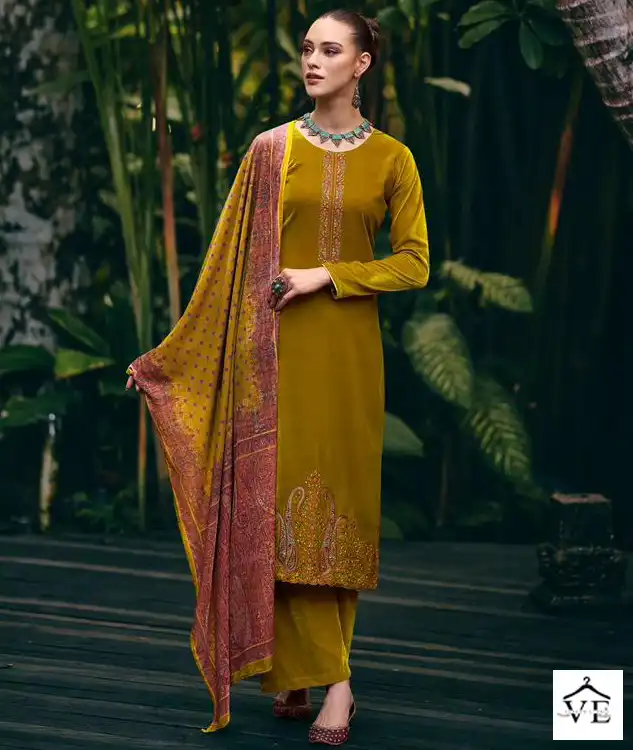 Mumtaz Arts Dhun Velvet Wholesale Designer Winter Wear Salwar Suit Catalog — Wholesale Salwar Suits, MPA wholesale from Surat - Gallery Image 4