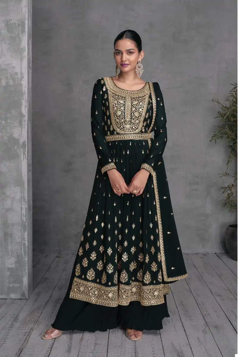 Gulkayra Dulhari Real Georgette Wholesale Free Size Stitched Suits Catalog - 8 Pcs Set — Wholesale Salwar Suits, MPA wholesale from Surat - Gallery Image 2