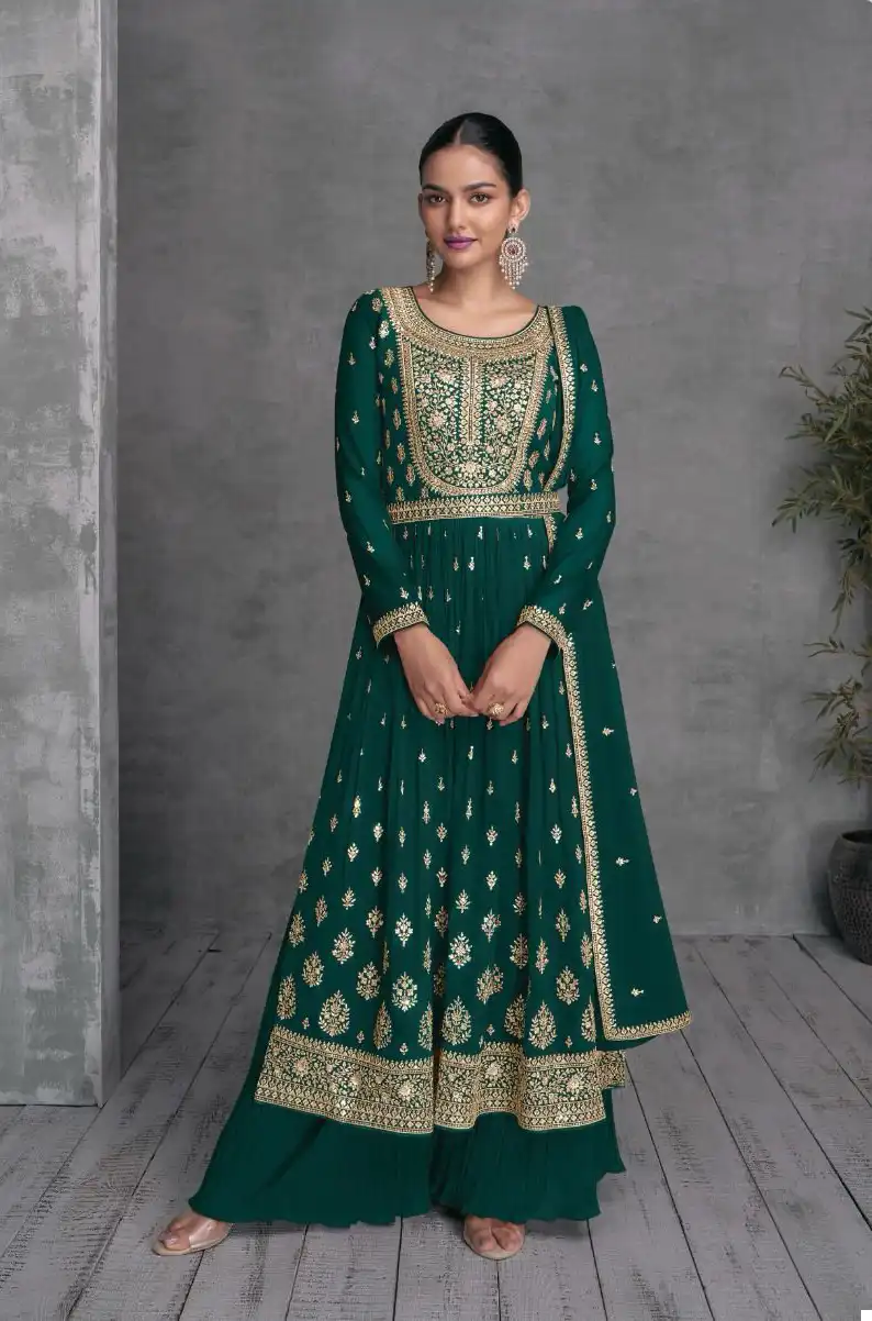 Gulkayra Dulhari Real Georgette Wholesale Free Size Stitched Suits Catalog - 8 Pcs Set — Wholesale Salwar Suits, MPA wholesale from Surat - Gallery Image 3