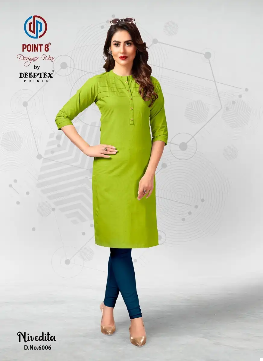 Deeptex Nivedita Vol-6 Heavy Flex Cotton Wholesale Kurti Catalog — Wholesale Kurtis, Deeptex wholesale from Surat - Gallery Image 2