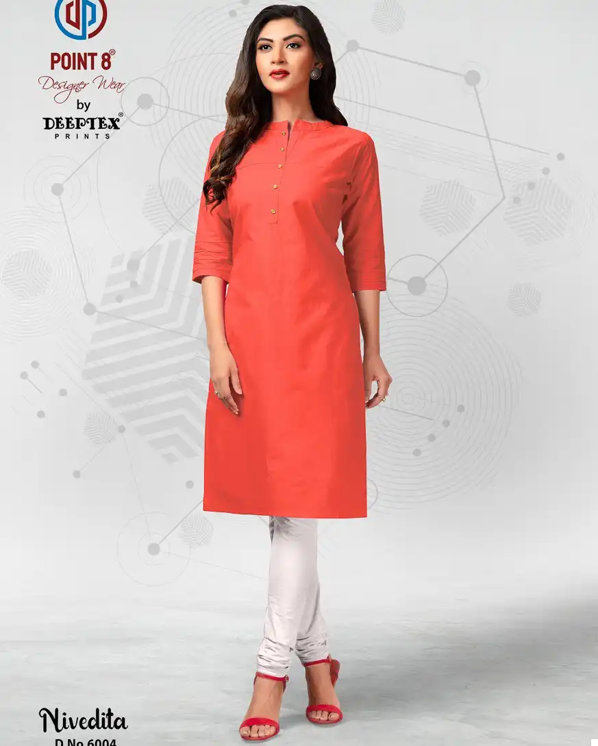 Deeptex Nivedita Vol-6 Heavy Flex Cotton Wholesale Kurti Catalog — Wholesale Kurtis, Deeptex wholesale from Surat — view 1