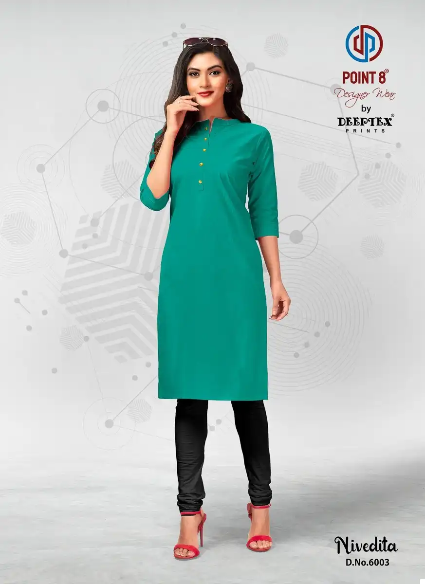 Deeptex Nivedita Vol-6 Heavy Flex Cotton Wholesale Kurti Catalog — Wholesale Kurtis, Deeptex wholesale from Surat - Gallery Image 3