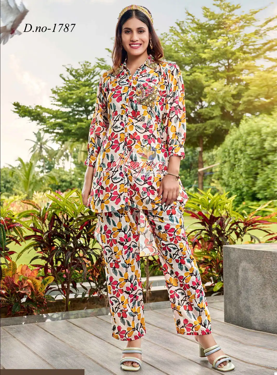 Vardan Ethnic Rachi Vol 1 Pure Muslin Wholesale Kurti With Pant Cord Set Catalog — Wholesale Kurtis, MPA wholesale from Surat — view 1