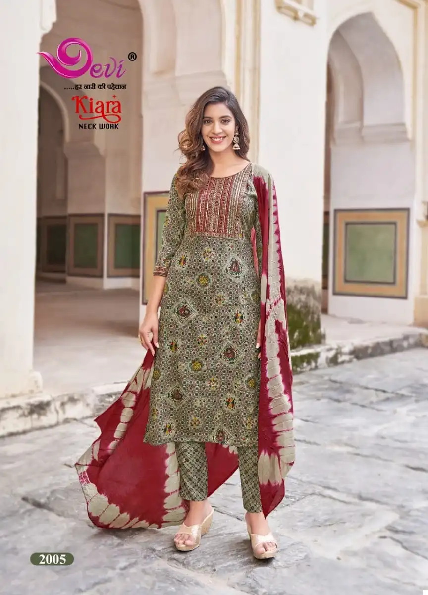 Devi Kiara Vol-2 Heavy Rayon Capsule Cotton Wholesale Readymade Suits Catalog — Wholesale Salwar Suits, MPA wholesale from Surat - Gallery Image 7
