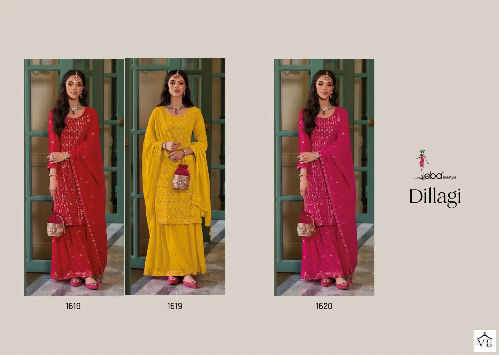 Eba Lifestyle Dillagi Baluming Georgette Wholesale Designer Readymade Salwar Suit Catalog — Wholesale Salwar Suits, Eba Lifestyle wholesale from Surat — view 4