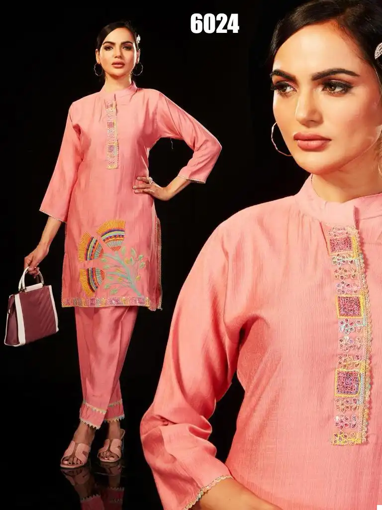 VE Kinjal Muslin, Georgette Wholesale Dresigner Co-Ord Set Catalog — Wholesale Kurtis, MPA wholesale from Surat - Gallery Image 2