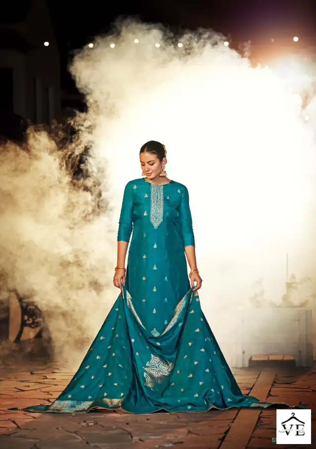 Sargam Ehsaas Pure Viscose Russian Jacquard Wholesale Winter Wear Suits Catalog — Wholesale Salwar Suits, MPA wholesale from Surat — view 6